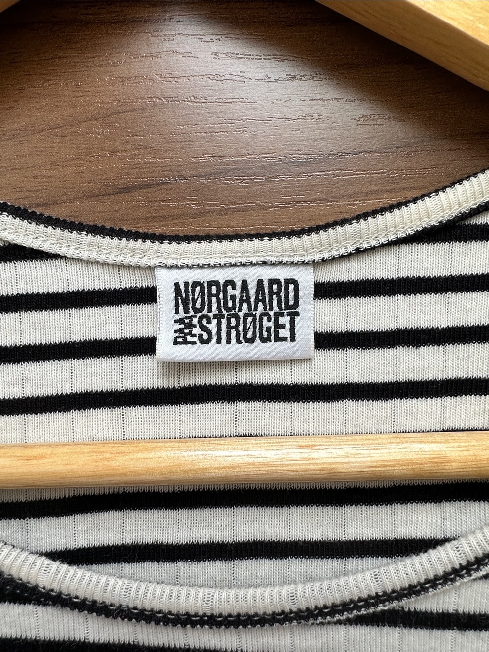 Mads Noorgard Ribbed Short-Sleeve Crew Tee - Picture 3 of 3